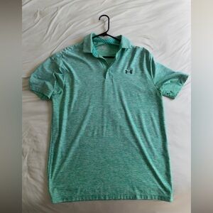 Under Armour Teal Heather Polo Shirt